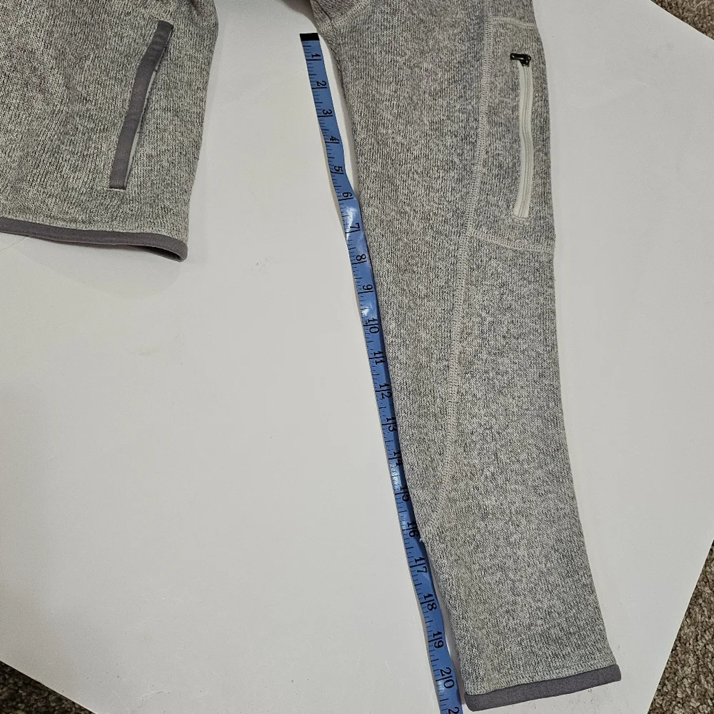 Patagonia Heathered Light Gray Full-Zip Jacket - Picture 13 of 14